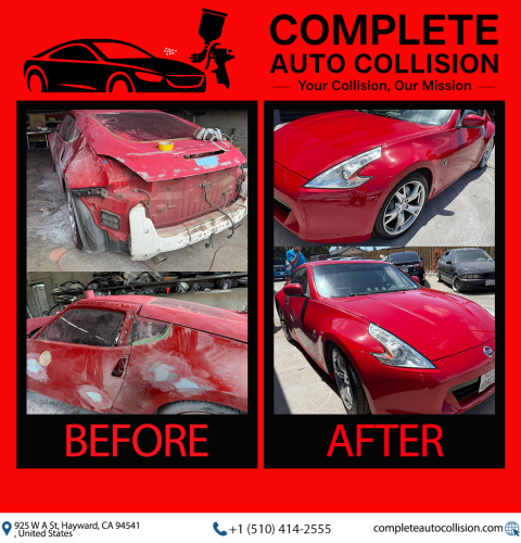 COLORED RED NISSAN